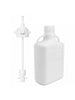 Vita Mixers™ 10L Rectangle Carboy, HDPE, with top-mounted Shaft