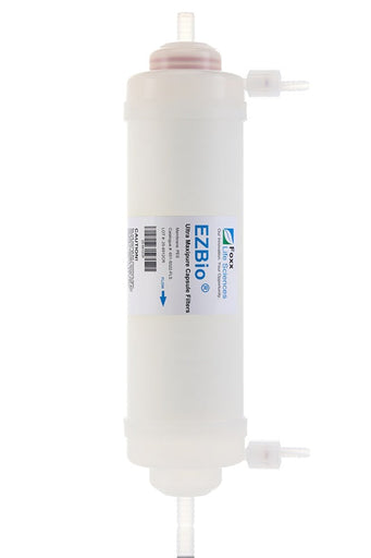 EZBio® Ultra Maxpure Capsule Filter 10", Double-Layer PTFE, Silicone O-Ring, Non-Sterile, 1/CS