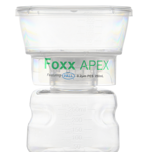 APEX™ Sterile Disposable Bottle Top Vacuum Filter Units with 0.2 µm Sterilizing PES Membrane, 250 mL, 12/CS
