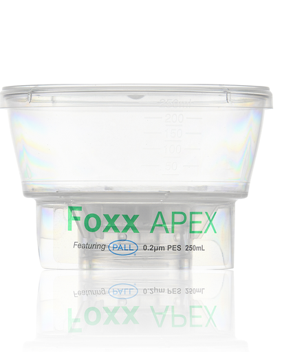 APEX™ Sterile Bottle Top Filter, 0.2 µm PES Membrane, 250 mL – Pack of 24