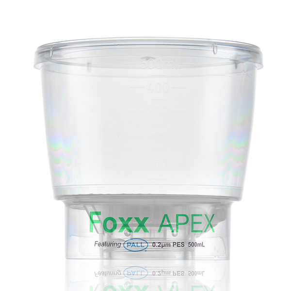 APEX™ Sterile Disposable Bottle Top Vacuum Filters with 0.2 µm Sterilizing PES Membrane, 500 mL, 24/CS