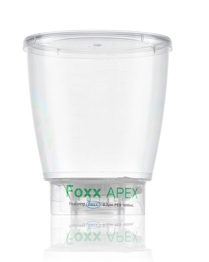 APEX™ Sterile Bottle Top Filter, 0.2 µm PES Membrane, 1,000 mL – Pack of 24