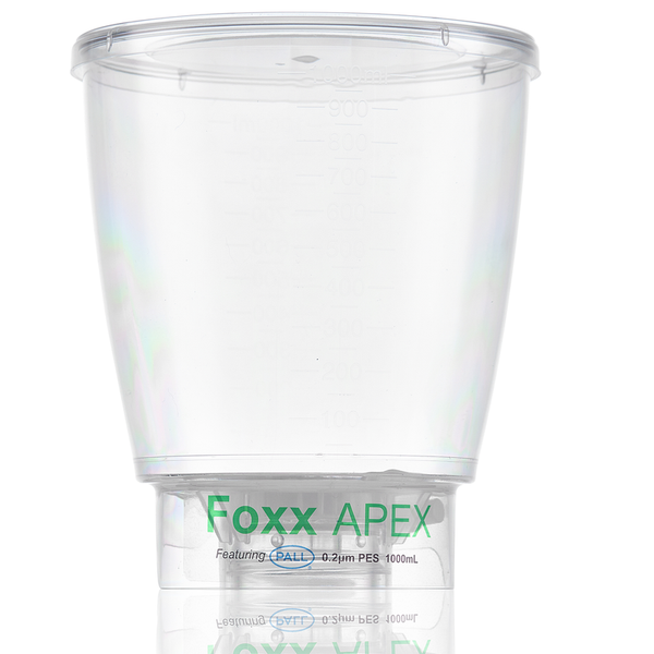 APEX™ Sterile Disposable Bottle Top Vacuum Filters with 0.2 µm Sterilizing PES Membrane, 1,000 mL, 24/CS