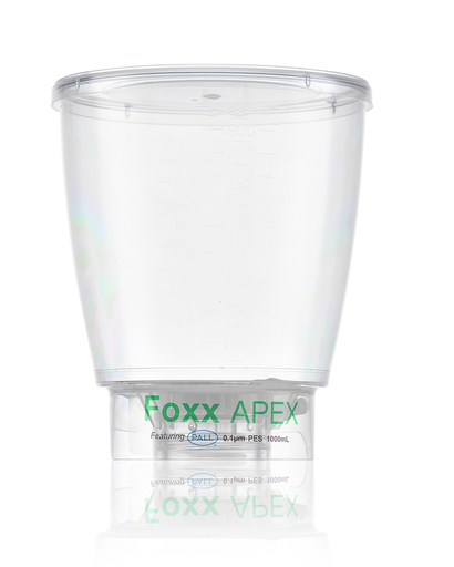 APEX™ Sterile Bottle Top Filter, 0.1 µm PES Membrane, 1,000 mL – Pack of 24