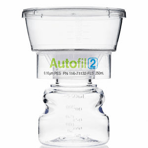 Autofil® 2 Bottle Top Filtration, Full Assembly, 250 mL, 0.10 µm PES Unit, Sterile, 12/cs