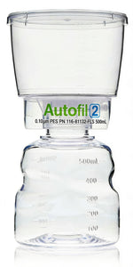 Autofil® 2 Bottle Top Filtration, Full Assembly, 500 mL, 0.10 µm PES Unit, Sterile, 12/cs