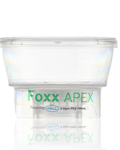APEX™ Sterile Bottle Top Filter, 0.45 µm PES Membrane, 250 mL – Pack of 24