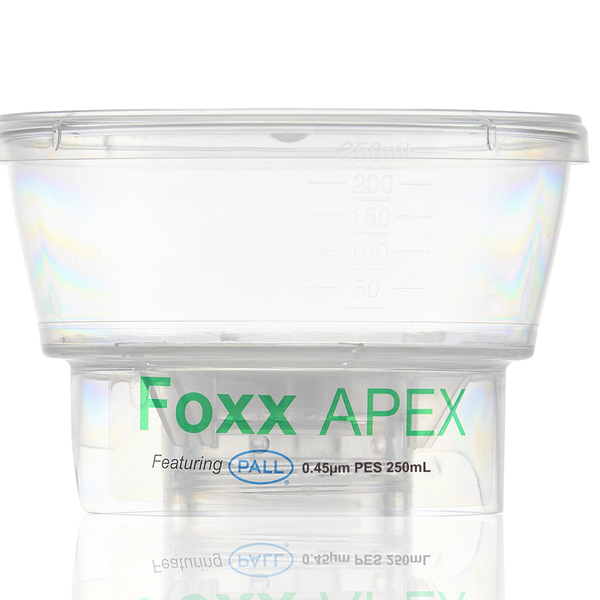 APEX™ Sterile Disposable Bottle Top Vacuum Filters with 0.45 µm PES Membrane for Prefiltration or Clarification, 250 mL, 24/CS