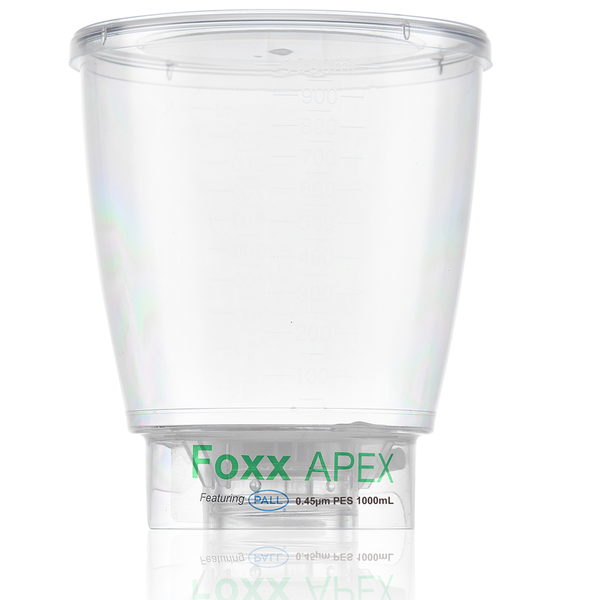 APEX™ Sterile Disposable Bottle Top Vacuum Filters with 0.45 µm PES Membrane for Prefiltration or Clarification, 1,000 mL, 24/CS