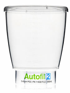Autofil® 2 Bottle Top Filtration, Funnel Only, 1L, 0.45 µm PES, Sterile, 12/cs
