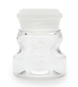 EZBio®pure Titanium Round Bottle, PETG, 125mL, GL45 Neck with Cap, Sterile