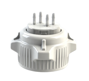 Open Top VersaCap® 53B with Molded 4x 1/8" HB Adapter