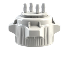 Open Top VersaCap® 83B with Molded 4x 5/16" HB Adapter