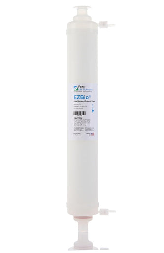 EZBio® Ultra Maxpure Capsule Filter 20", Double-Layer PTFE, Silicone O-Ring, Non-Sterile, 1/CS