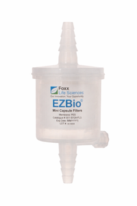 EZBio® Mini Capsule Filters, 1.5", EFA 0.023m2, PTFE, Non-Sterile 4/Cs