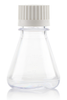 EZBio®pure 125mL Erlenmeyer Flask, PC, Baffle Base, VersaCap® 38-430, Sterile