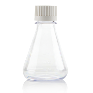 EZBio®pure 250mL Erlenmeyer Flask, PC, Flat Base, VersaCap® 38-430, Sterile