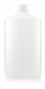 EZBio®pure S Bottle, 2L, No Cap, Mutually Double Bagged, Non-Sterile
