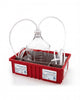 Vactrap™ Rhino™, 5L,Rhino Coated Glass Bottle, Red Bin, GL45 Cap, 1/4