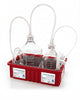 Vactrap™ Rhino™, 5L +2L, Rhino Coated Glass Bottle, Red Bin, GL45 Cap, 1/4
