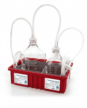 Vactrap™ Rhino™, 5L +2L, Rhino Coated Glass Bottle, Red Bin, GL45 Cap, 1/4