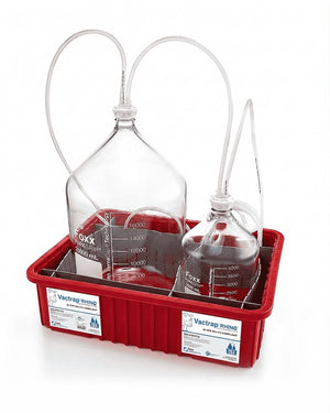 Vactrap™ Rhino™, 20L +5L, Rhino Coated Glass Bottle, Red  Bin, GL45 Cap, 1/4
