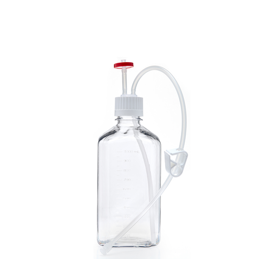 EZCellGene® SUT 1000mL (1L) Bottle Assembly with VersaCap® and small-bore silicone molded tubing for sterile media transfer, 10/CS | img_1 | Foxx Life Sciences Global | shopfls.com