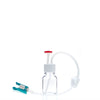 EZBio® MTO 125mL Bottle Assembly with molded Silicone Adapter, 38-430 VersaCap®, 10/CS