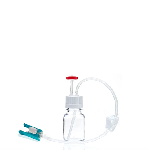 EZBio® MTO 125mL Bottle Assembly with molded Silicone Adapter, 38-430 VersaCap®, 10/CS