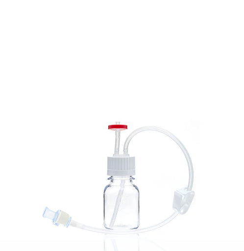 EZBio® MTO 125mL Bottle Assembly with molded Silicone Adapter, 38-430 VersaCap®, 10/CS
