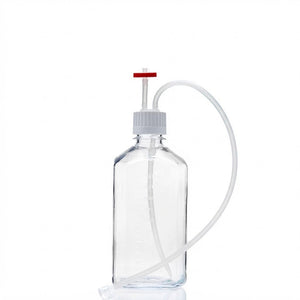 EZBio® MTO 2L Bottle Assembly with molded Silicone Adapter, 53B VersaCap®, 10/CS