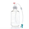 EZBio® MTO 2L Bottle Assembly with molded Silicone Adapter, 53B VersaCap®, 10/CS