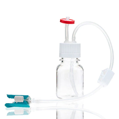 EZBio® MTO 125mL Bottle Assembly with molded Silicone Adapter, 38-430 VersaCap®, 10/CS