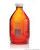 PUREGRIP® Rhino Safety Coated Glass Bottles, Amber, 2000mL, with GL45 VersaCap, 4CS