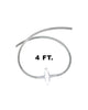 EZBio® Vactrap™ S Tubing Extension for Plastic Bottles, 4 ft., w/ 0.2µm Polytetrafluoroethylene (PTFE) Vent Filter, Sterile