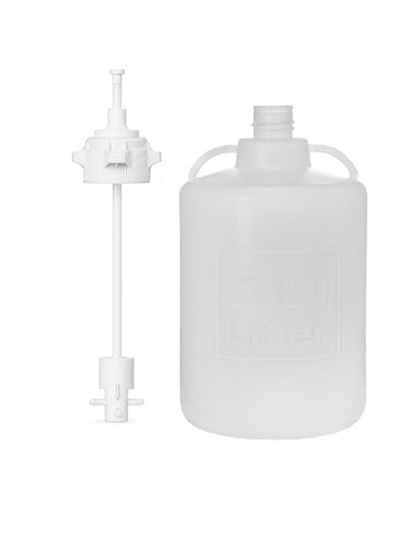 Vita Mixers™ 50L Clear Carboy, PP, with top-mounted Shaft