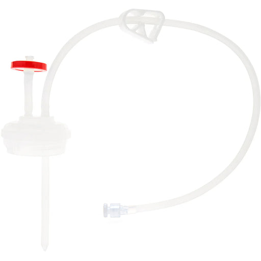EZBio®pure TR MTO 125mL Cap Assembly with molded Silicone Adapter, GL45 VersaCap®, 20/CS