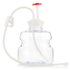 EZBio®pure TR MTO 1L Bottle Assembly with molded Silicone Adapter, GL45 VersaCap®, 10/CS