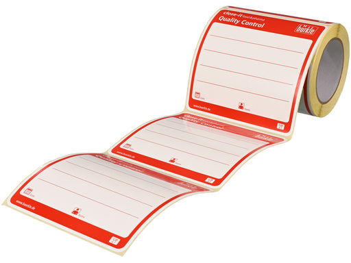 BURKLE INC close-it food & pharma maxi seal, 150x150 mm, red