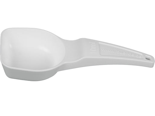 BURKLE INC Dosing spoons 10 ml, PS, white, sterile