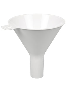 BURKLE INC Disposable powder funnel PS, Ø 100mm, white