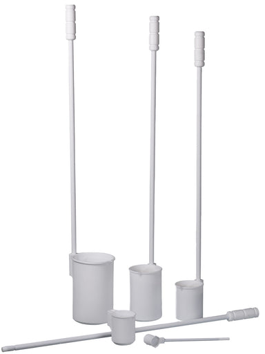 BURKLE INC PTFE Scoop, 1000 ml, ØxH 105x155 mm, length 60cm