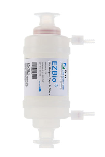EZBio® Ultra Maxpure Capsule Filter 5", Double-Layer PES, Silicone O-Ring, Non-Sterile, 1/CS