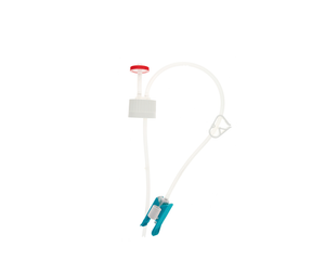 EZCellGene™ 38-430 Cap Assembly for 125mL Bottle with micro bore Overmolded Silicone tubing 1/16" ID x 3/16" OD, 20/CS