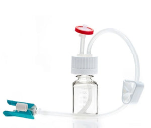 EZCellGene™ 38-430 Bottle Assembly, 60mL, with micro bore Overmolded Silicone tubing 1/16" ID x 3/16" OD, 10/CS