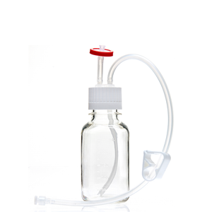 EZCellGene™ 38-430 Bottle Assembly, 250mL, with micro bore Overmolded Silicone tubing 1/16" ID x 3/16" OD, 10/CS