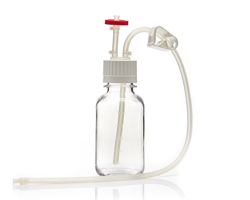 EZCellGene® SUT 500mL Bottle Assembly with VersaCap® and small-bore silicone molded tubing for sterile cell culture media transfer, 10/CS | img_1 | Foxx Life Sciences Global | shopfls.com
