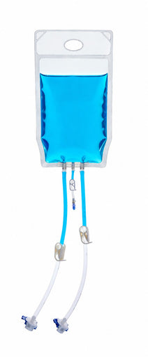 EZBio® Paragon Bag Assembly, PE, CFlex TPE Tubing, AQG Connectors, needle-free valve