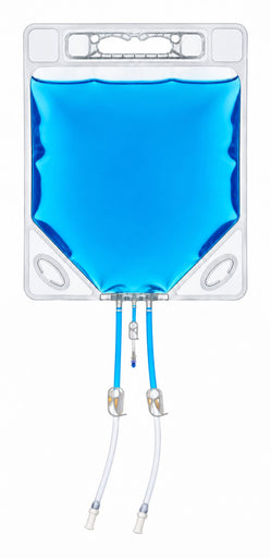 EZBio® Paragon Bag Assembly, PE, EZBio TPE Tubing, Plugs & needle- free valve