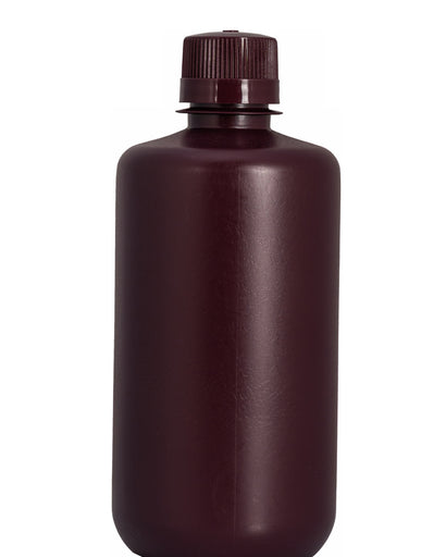 HDPE Amber Narrow MOUTH BOTTLE